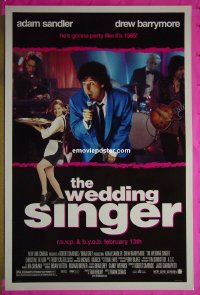 #2894 WEDDING SINGER DS advance 1sh98 Sandler