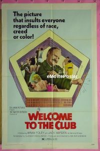 #706 WELCOME TO THE CLUB 1sh '71 Jack Warden 