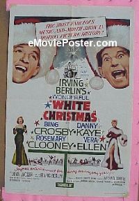 #606 WHITE CHRISTMAS 1sh R61 Bing Crosby 