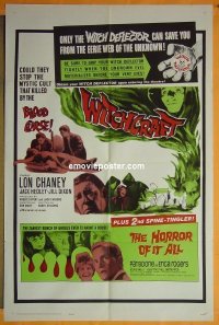 #9962 WITCHCRAFT/HORROR OF IT ALL 1sh '64 