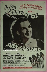 #8520 WIZARD OF OZ 1sh R60s Judy Garland
