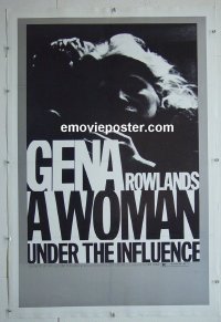 #2682 WOMAN UNDER THE INFLUENCE paperbacked one-sheet '74