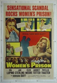 #2444 WOMEN'S PRISON linen 1sh 54 Cleo Moore! 