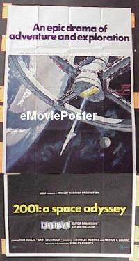 #085 2001 A SPACE ODYSSEY 3sh '68 Cinerama! 