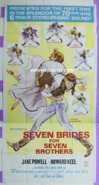 #0257 7 BRIDES FOR 7 BROTHERS 3sh '54 Powell 