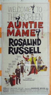 #0267 AUNTIE MAME 3sh '58 Rosalind Russell 