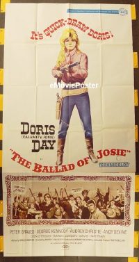 #0271 BALLAD OF JOSIE 3sh '68 Doris Day 