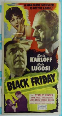 #6084 BLACK FRIDAY 3sh R50s Karloff, Lugosi 