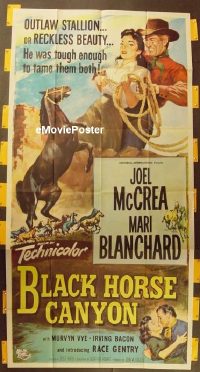 #026 BLACK HORSE CANYON 3sh '54 Joel McCrea 