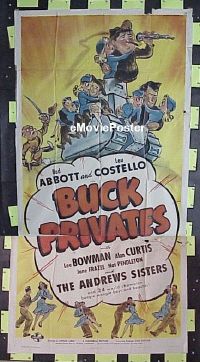 #027 BUCK PRIVATES 3sh '40 Abbott & Costello 