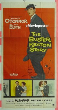 #404 BUSTER KEATON STORY 3sh '57 O'Connor 