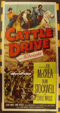 #032 CATTLE DRIVE 3sh '51 Joel McCrea 