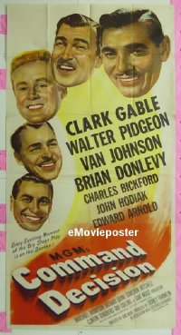 #410 COMMAND DECISION 3sh '48 Clark Gable 