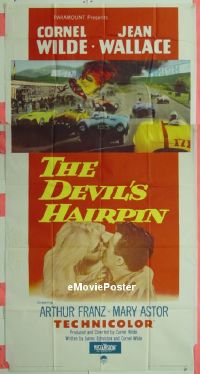 #316 DEVIL'S HAIRPIN 3sh '57 car racing 