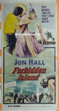#0314 FORBIDDEN ISLAND 3sh '58 Jon Hall 