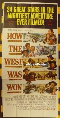 #057 HOW THE WEST WAS WON 3sh '62 Peck 