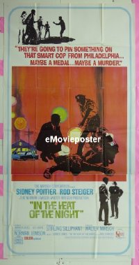 #437 IN THE HEAT OF THE NIGHT 3sh '67 Poitier 