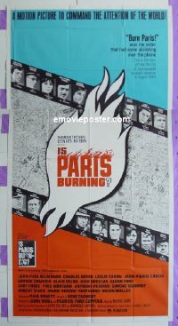 #0342 IS PARIS BURNING 3sh '66 Douglas 