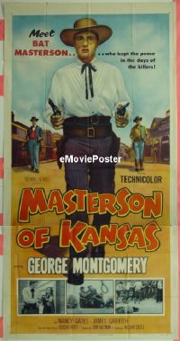 #355 MASTERSON OF KANSAS 3sh '54 Montgomery 