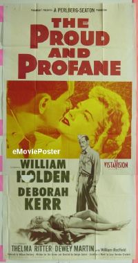 #0401 PROUD & PROFANE 3sh '56 William Holden 