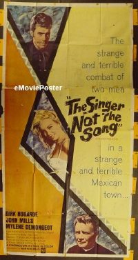 #081 SINGER NOT THE SONG 3sh '62 Bogarde 