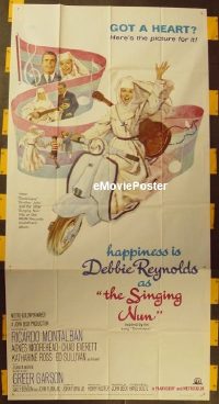 #082 SINGING NUN 3sh '66 Debbie Reynolds 
