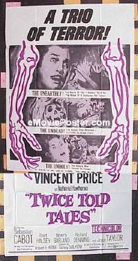 #0443 TWICE TOLD TALES 3sh '63 Vincent Price 
