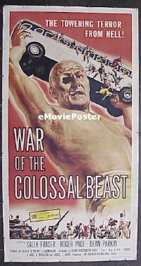 #038 WAR OF THE COLOSSAL BEAST linen 3sh 