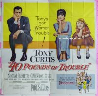 #0168 40 POUNDS OF TROUBLE 6sh '63 Curtis 