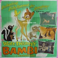 #0172 BAMBI 6sh R57 Walt Disney classic 