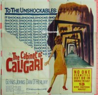 #184b CABINET OF CALIGARI 6sh '62 Johns 