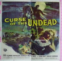 #0182 CURSE OF THE UNDEAD 6sh '59 Fleming 