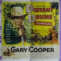 #6011 DISTANT DRUMS 6sh '51 Gary Cooper 
