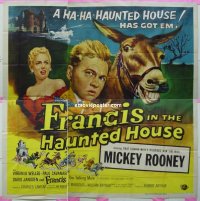 #0201 FRANCIS IN THE HAUNTED HOUSE 6sh '56 