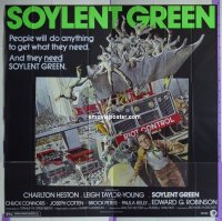 #7792 SOYLENT GREEN 6sh '73 Charlton Heston 
