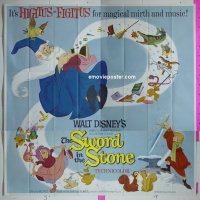#7793 SWORD IN THE STONE 6sh '64 Disney 