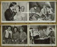 #7284 3 OUTLAWS 4 8x10s '56 Neville Brand 