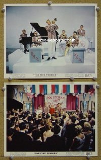 #6068 5 PENNIES 2 color 8x10s '59 Danny Kaye 