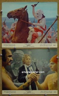 #3870 ZARDOZ 2 color 8x10s '74 Sean Connery 