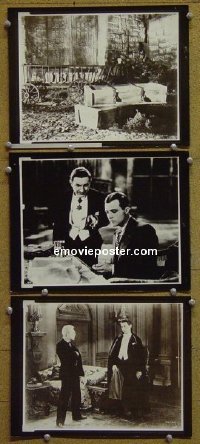 #3567 DRACULA 3 8x10s R69 Bela Lugosi 