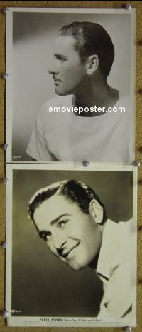 #6234 ERROL FLYNN 2 8x10s30s great portraits! 