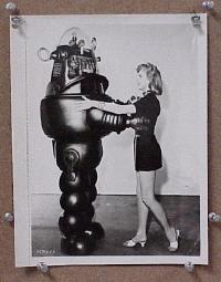 #296 FORBIDDEN PLANET candid 8x10 Robby&Anne 