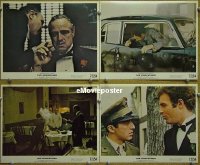 #287 GODFATHER 4 color 8x10s #1 '72 Brando 