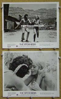 #6770 HITCHHIKERS 2 8x10s '72 Misty Rowe 