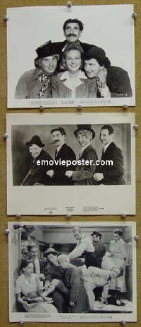 #7169 MARX BROTHERS 3 8x10s Animal Crackers+! 