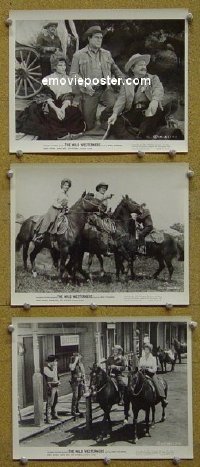#7278 WILD WESTERNERS 3 8x10s '62 Philbrook 