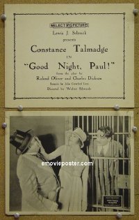#6177 GOOD NIGHT PAUL 2 8x10 LCs '18 Talmadge 
