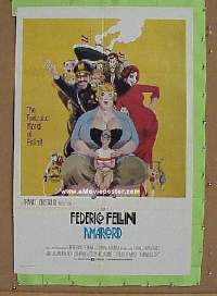 #7125 AMARCORD 1sh 74 Fellini classic comedy!