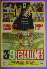 #6292 39 STEPS Argentinean '60 Kenneth More 
