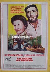 #082 AFRICAN QUEEN Argentinean poster R70s 